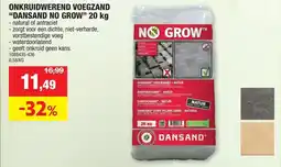 Hubo Onkruidwerend Voegzand Dansand no Grow aanbieding