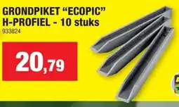 Hubo Grondpiket Ecopic H-Profiel aanbieding