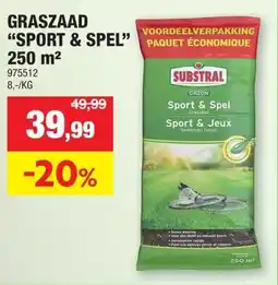Hubo Graszaad Sport & Spel 250 m² aanbieding