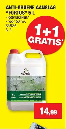Hubo Anti Groene Aanslag Fortus aanbieding