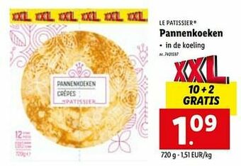 Lidl Pannenkoeken aanbieding