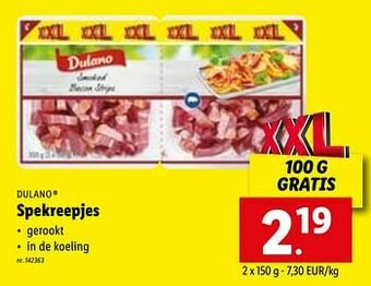 Lidl Spekreepjes aanbieding