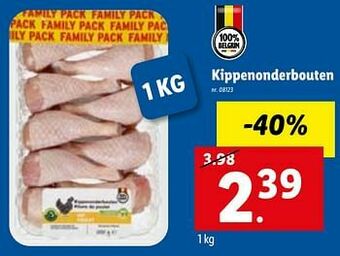 Lidl Kippenonderbouten aanbieding