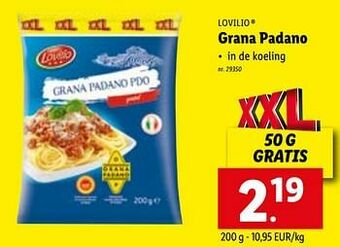Lidl Grana padano aanbieding