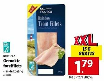 Lidl Gerookte forelfilets aanbieding