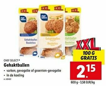 Lidl Gehaktballen aanbieding