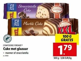 Cake met glazuur