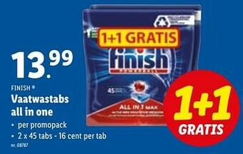 Lidl Vaatwastabs all in one aanbieding