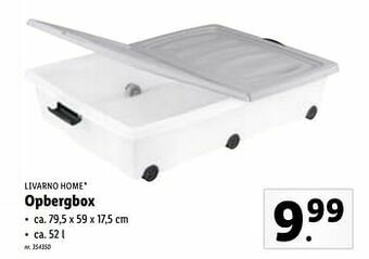 Lidl Opbergbox aanbieding