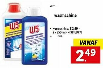 Lidl Reiniger voor wasmachine aanbieding