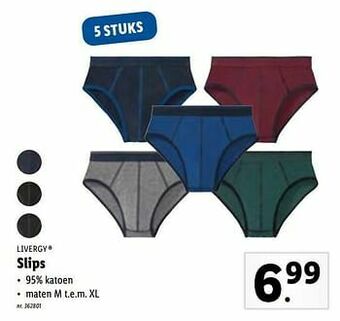 Lidl Slips aanbieding