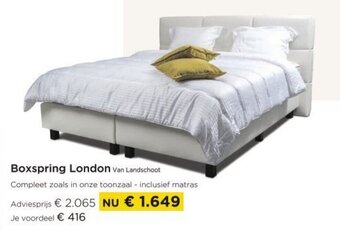 Molecule Boxspring London aanbieding