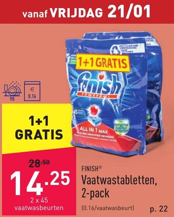 Finish Vaatwastabletten, 2-pack