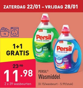 ALDI Persil Wasmiddel aanbieding
