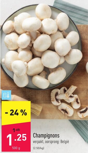 ALDI Champignons aanbieding