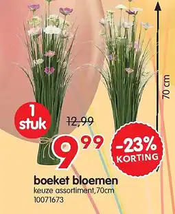 Yess boeket bloemen aanbieding