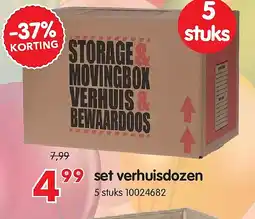 Yess set verhuisdozen aanbieding