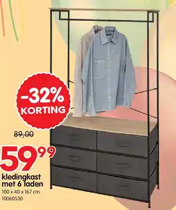 Yess kledi ngkast met 6 laden aanbieding