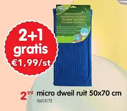 Yess micro dweil ruit 50x70 cm aanbieding