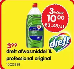 Yess dreft afwasmiddel 1L professional original aanbieding