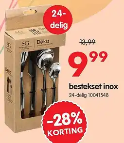Yess bestekset inox aanbieding