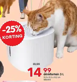Yess drinkfontein 3 L aanbieding
