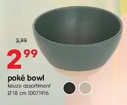 Yess poké bowl aanbieding