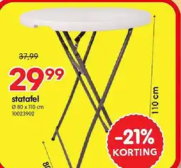 Yess statafel aanbieding