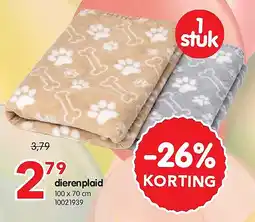Yess dierenplaid aanbieding