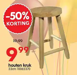 Yess houten kruk aanbieding