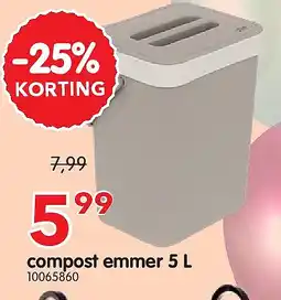 Yess compost emmer 5 L aanbieding