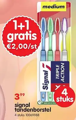 Yess signal tandenborstel aanbieding