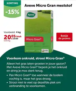 AVEVE Aveve Micro Gran meststof aanbieding