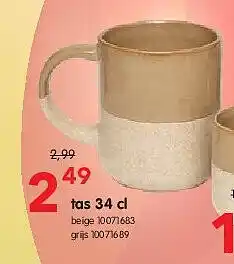 Yess tas 34 cl aanbieding