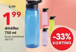 Yess drinkfles 750 ml aanbieding