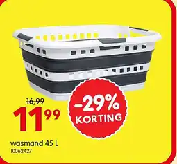 Yess wasmand 45 L aanbieding