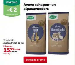 AVEVE Alpaca Pellet 20 kg aanbieding