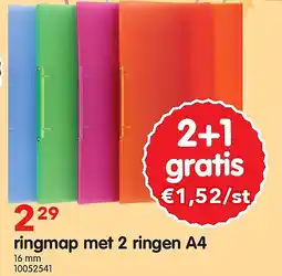 Yess ringmap met 2 ringen A4 aanbieding