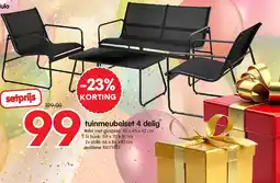 Yess tuinmeubelset 4 delig aanbieding