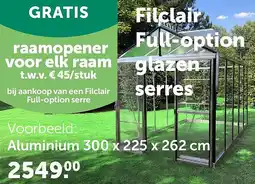 AVEVE Aluminium 300 x 225 x 262 cm aanbieding