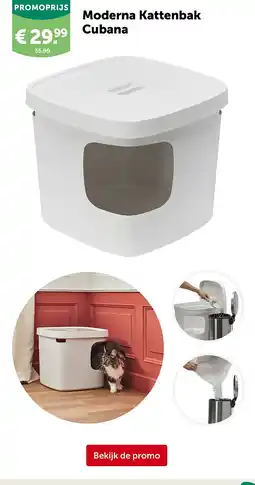 AVEVE Moderna Kattenbak Cubana aanbieding