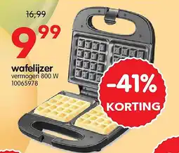 Yess wafelijzer aanbieding