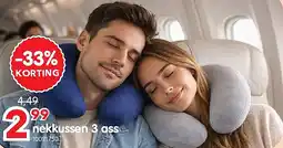 Yess nekkussen 3 ass aanbieding