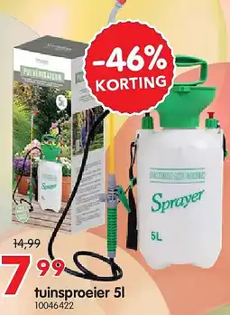 Yess tuinsproeier 5l aanbieding