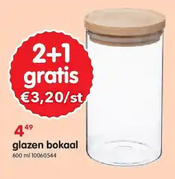 Yess glazen bokaal aanbieding