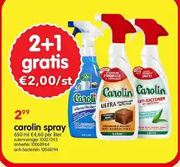 Yess carolin spray aanbieding
