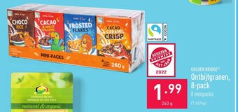 ALDI Golden Bridge Ontbijtgranen, 8-pack aanbieding