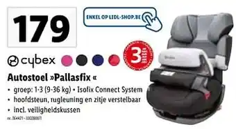 Lidl Autostoel pallasfix aanbieding