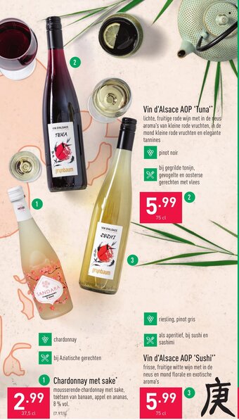 ALDI Vin d'Alsace AOP 'Tuna aanbieding