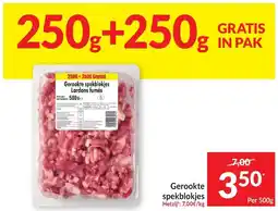 Intermarché Gerookte spekblokjes aanbieding